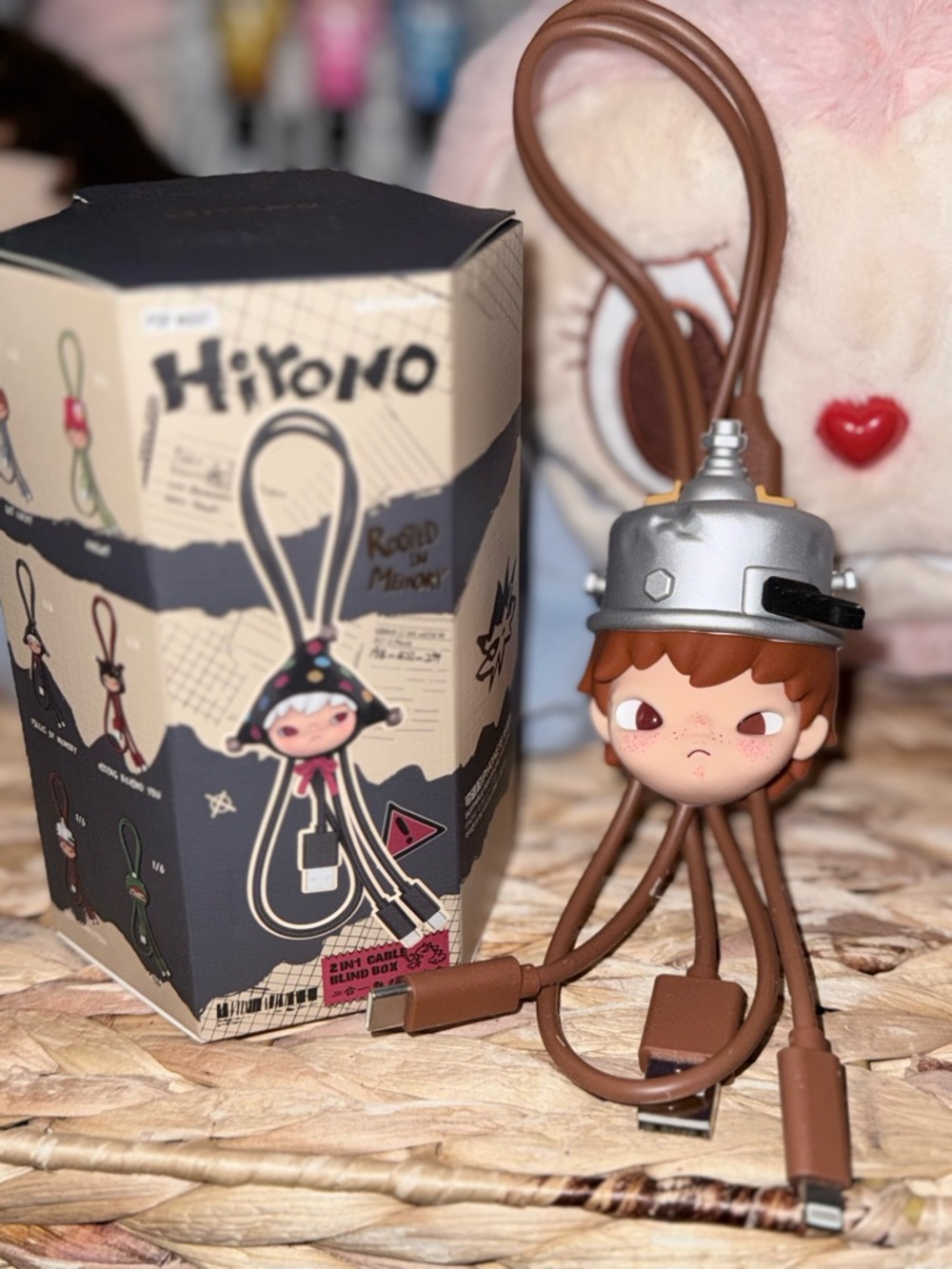 POP MART Hirono “Sour Connection” 2-in-1 Charging Cable | Road in Memory |